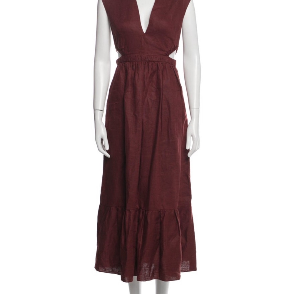 Tibi Linen Maxi Dress